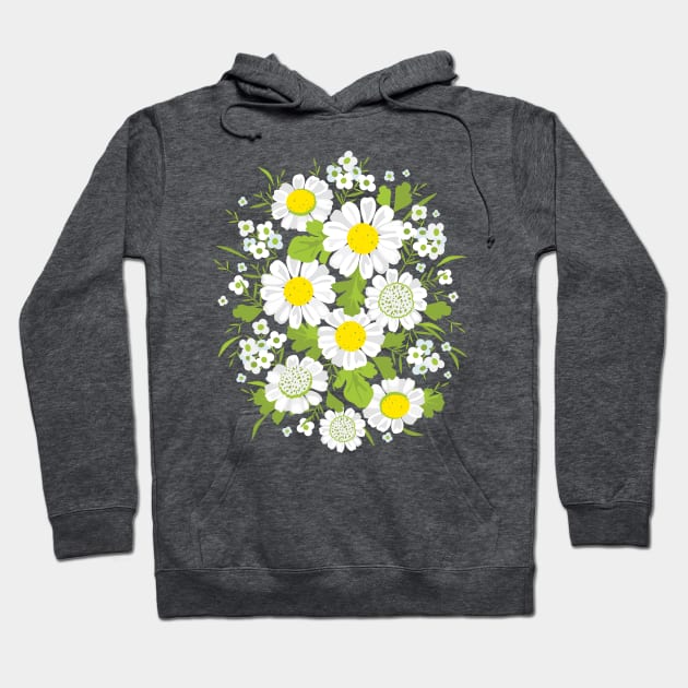 Daisy Flowers Hoodie by lents